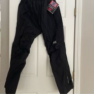 HELLY HANSEN Equipe Rain Black Size Larger Light Snow Pants Sz L